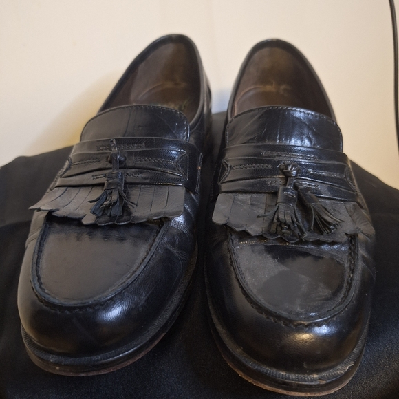 NunnBush Other - Nunn Bush Classic Black Leather Tassel Loafers Size 9.5 Med